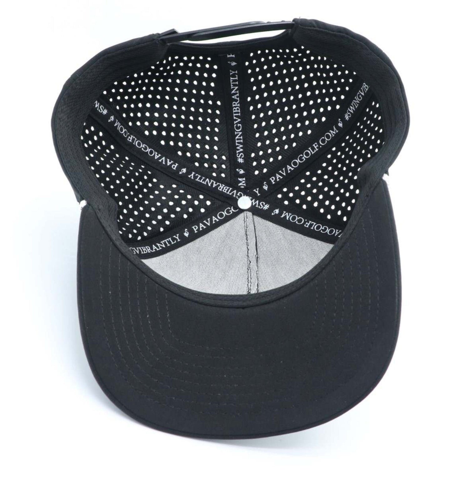 Black Golf Rope Hat